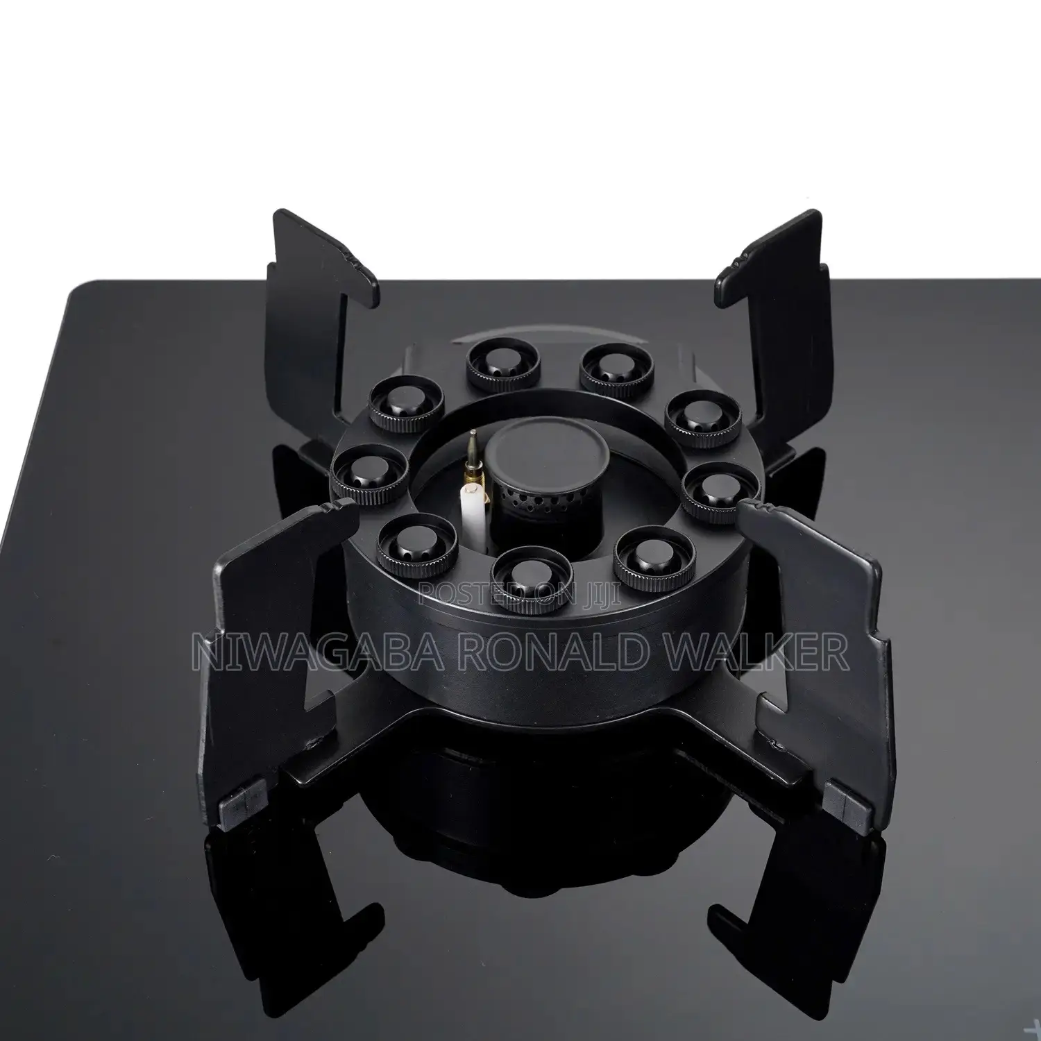 2 Burner Smart Touch Electric Gas Cooker Stove- Black