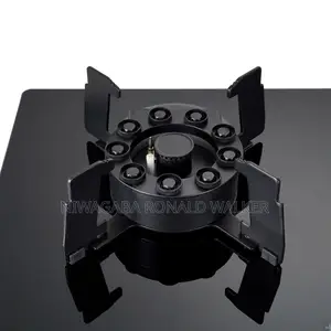 2 Burner Smart Touch Electric Gas Cooker Stove- Black