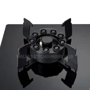 2 Burner Smart Touch Electric Gas Cooker Stove- Black