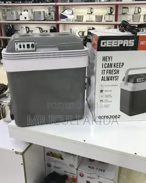 24litrs Geepas Hot/Cold Mini Car Fridge Works Both AC DC