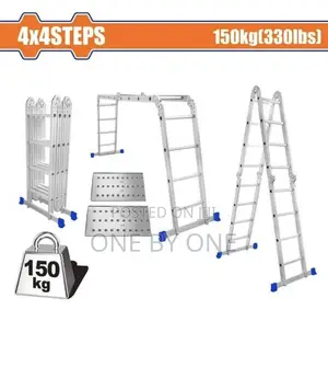 Wadfow 150kg 4x4 Steps Multi-Purpose Aluminium Ladder