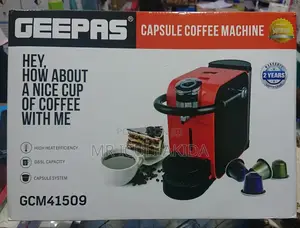 Geepas 0.65l Capsule Coffee Maker Machine