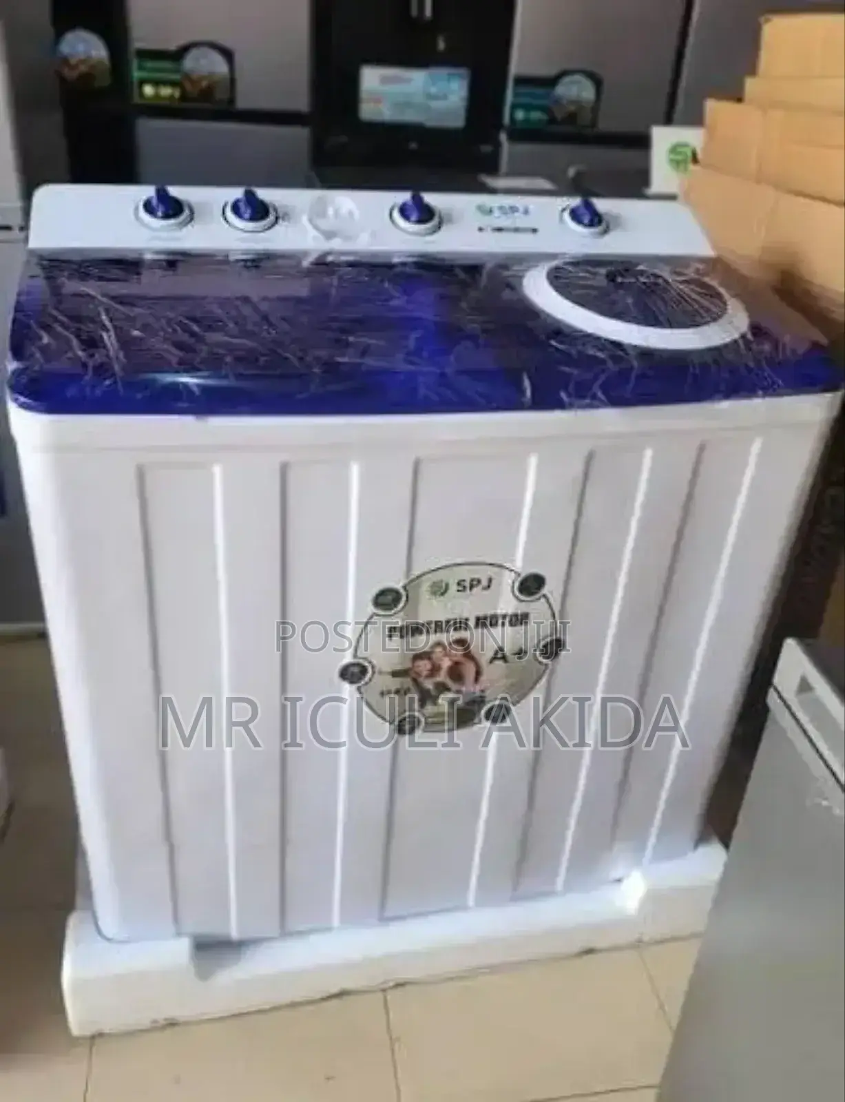 SPJ 15kgs Twin Tub Commercial Top Leader Washing Machine
