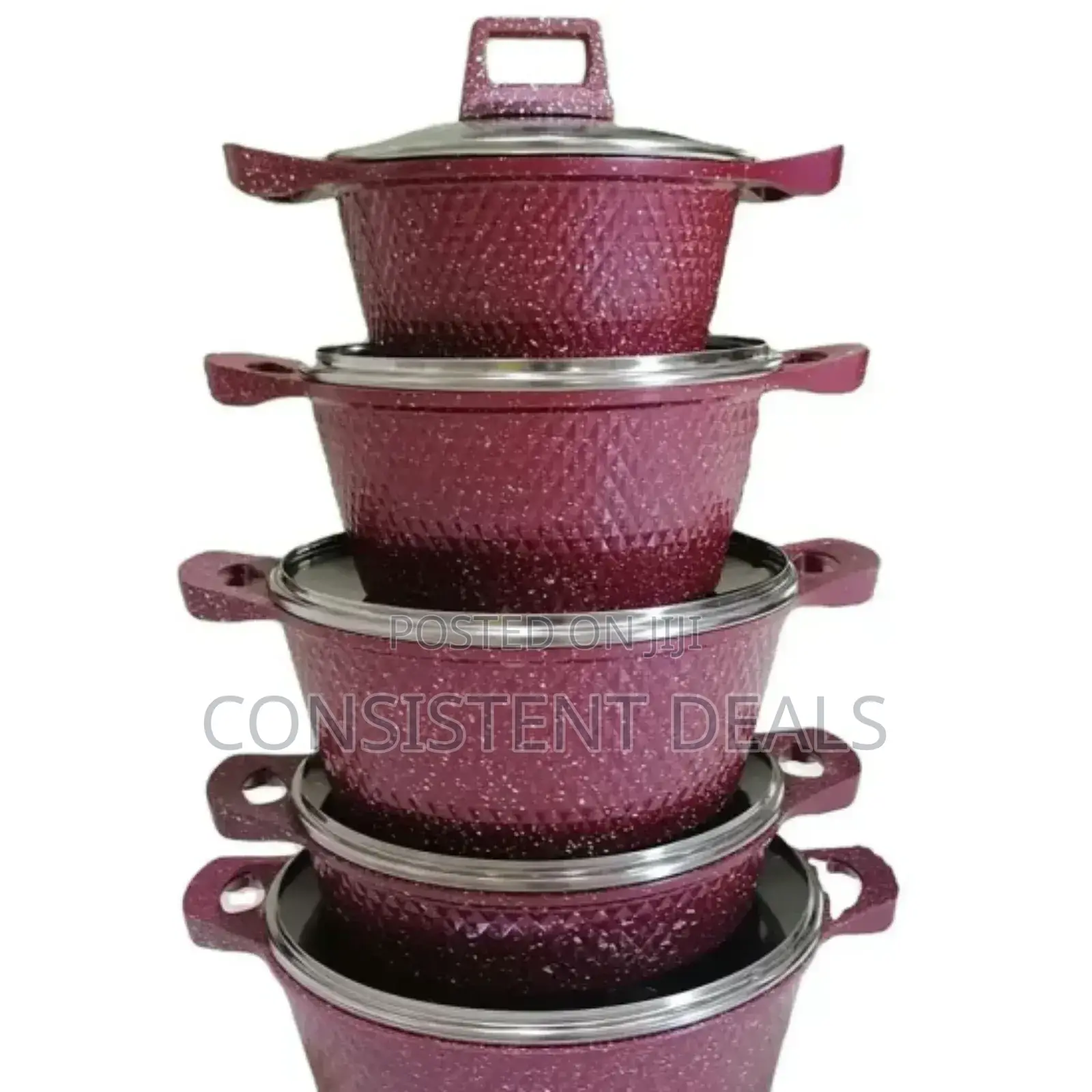 Die-Cast 5pcs Kitchen Cookware Set