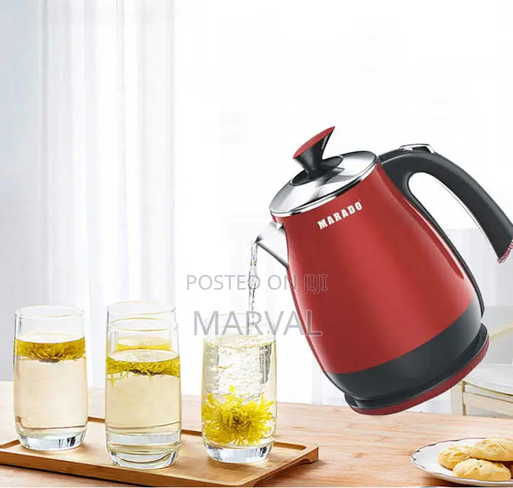 Marado Electric Heat Kettle, 2 Litres - Red