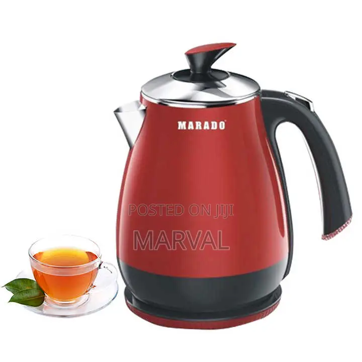 Marado Electric Heat Kettle, 2 Litres - Red