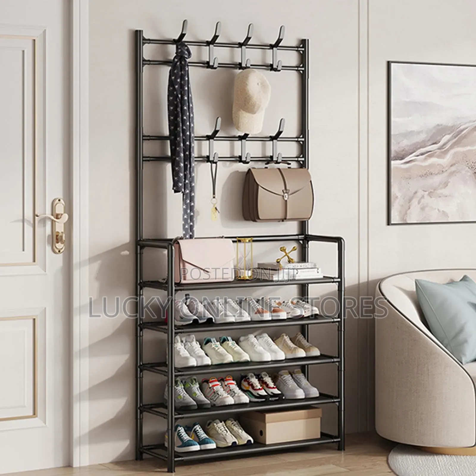 4 in 1 Shoe and Bag Rack