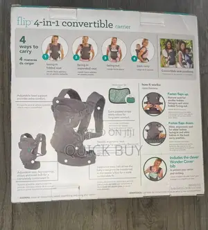 Infantino Flip 4-in-1 Convertible Baby Carrier