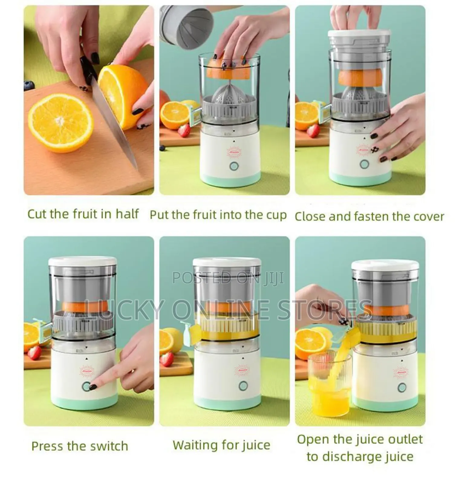 Portable Rechargeable Electric Juicer