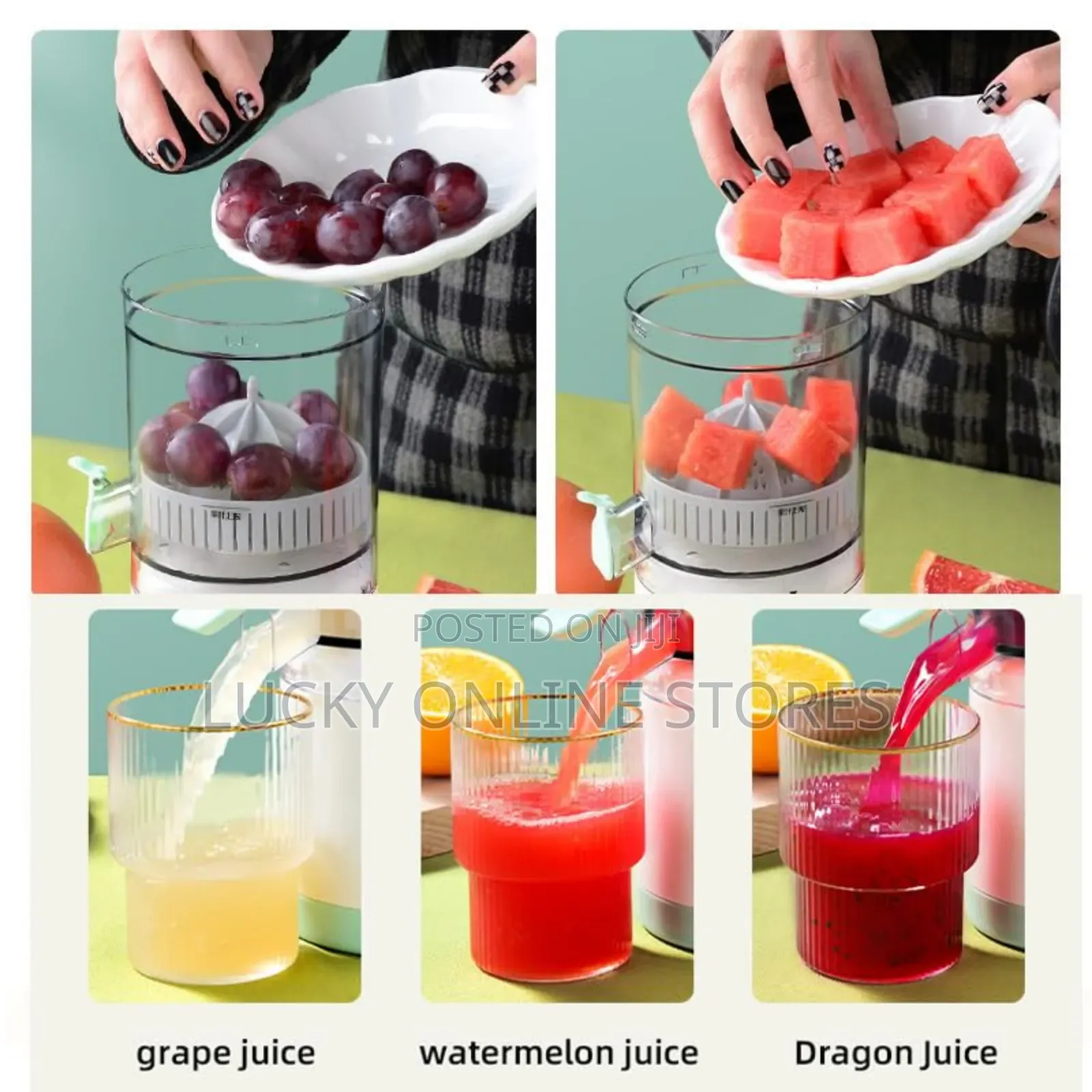 Portable Rechargeable Electric Juicer