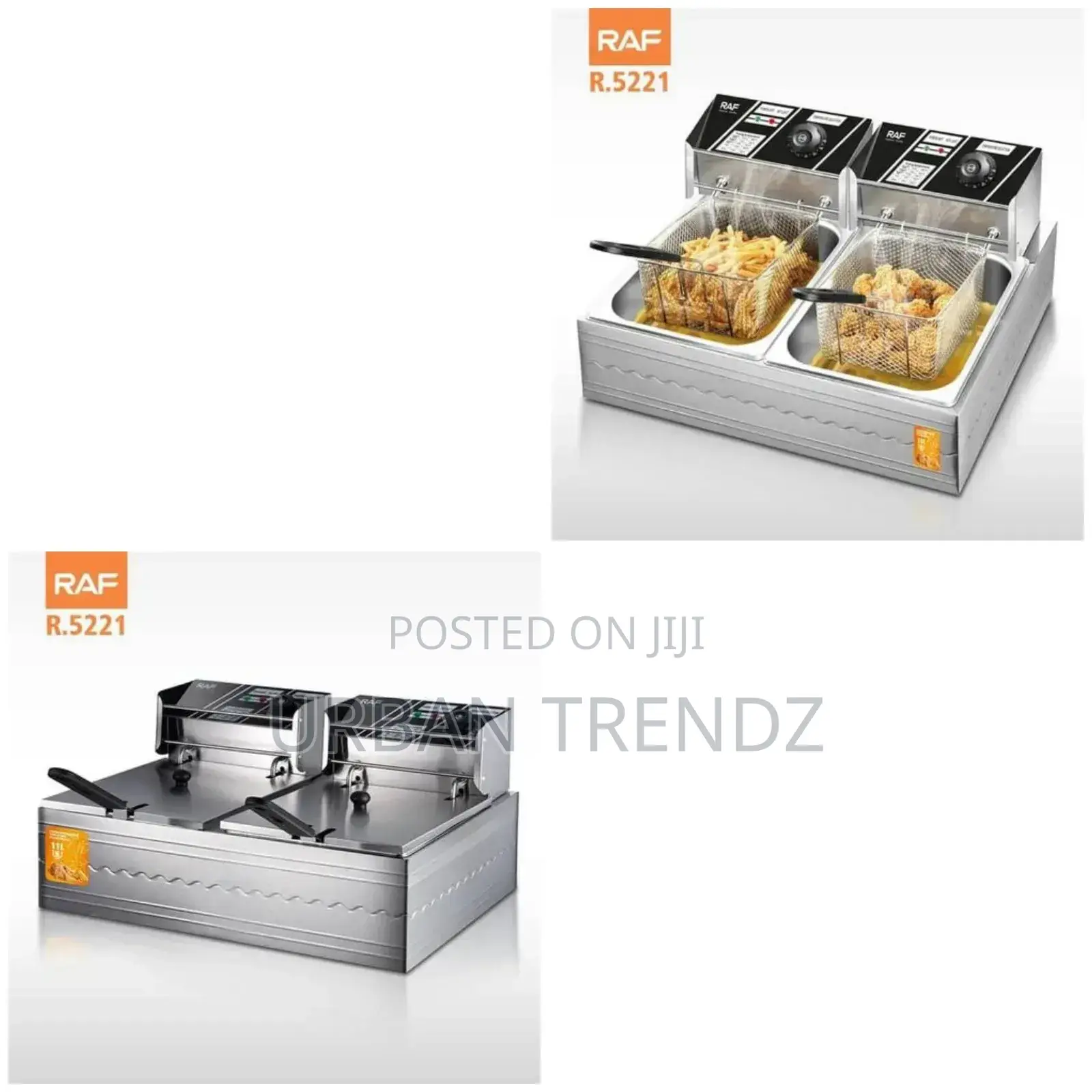 RAF 11 Litre Automatic Commercial 5.5L Electric Deep Fryer