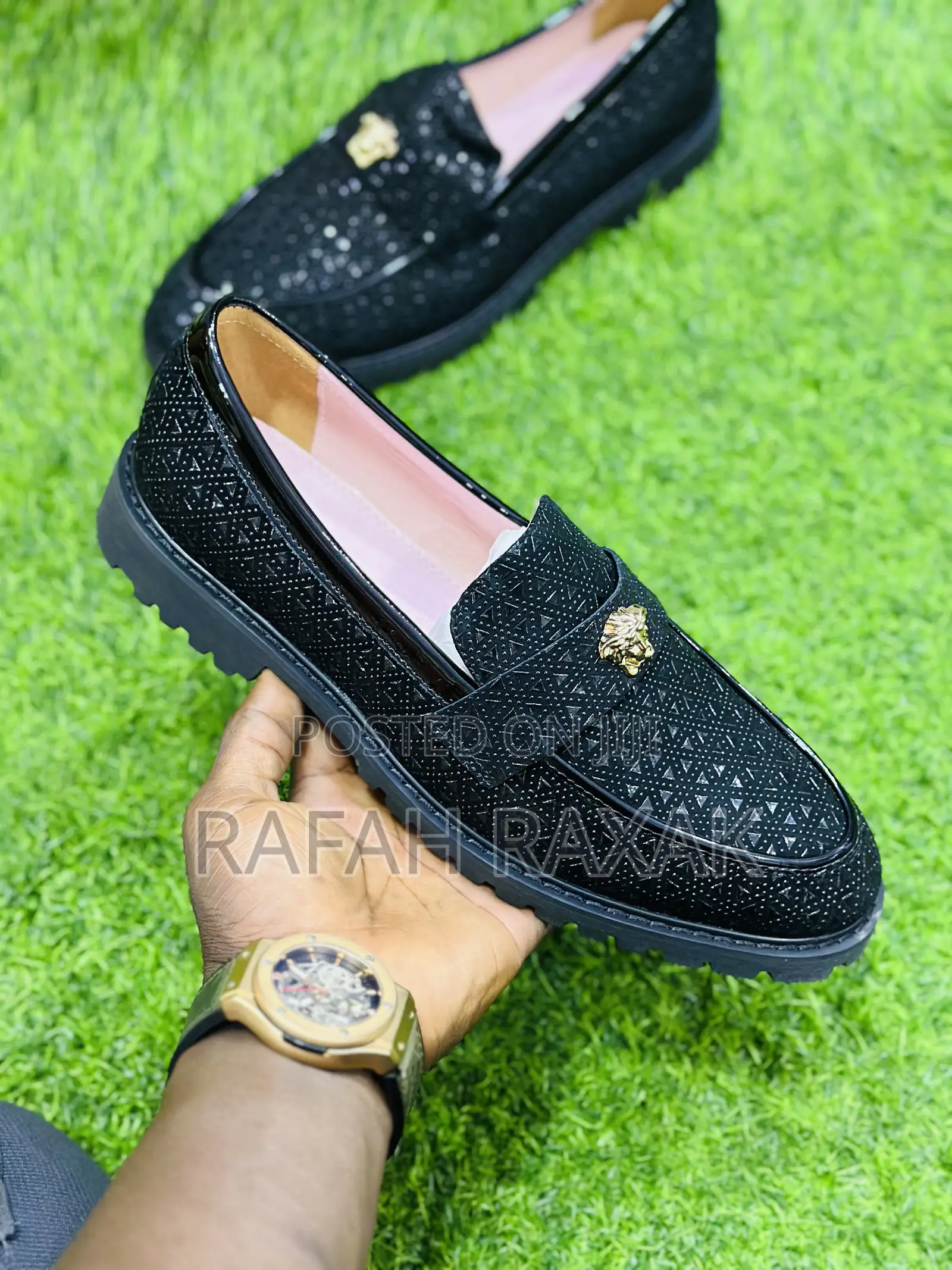 Original Versace Casual Designer Luxury Stoned Loafers