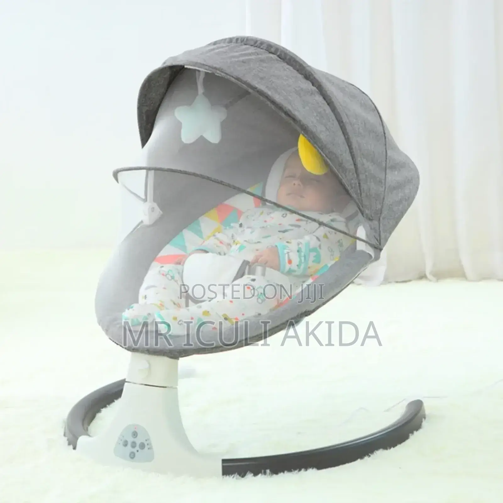 Mastela Remote Electric Musical Baby Rocker Swing Cradle