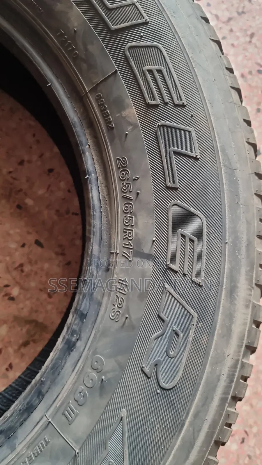 265/65r17 Bridgeston Foreign Used