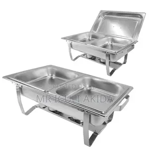 11ltrs Double Pan Chafing Dish Food Warmer Container