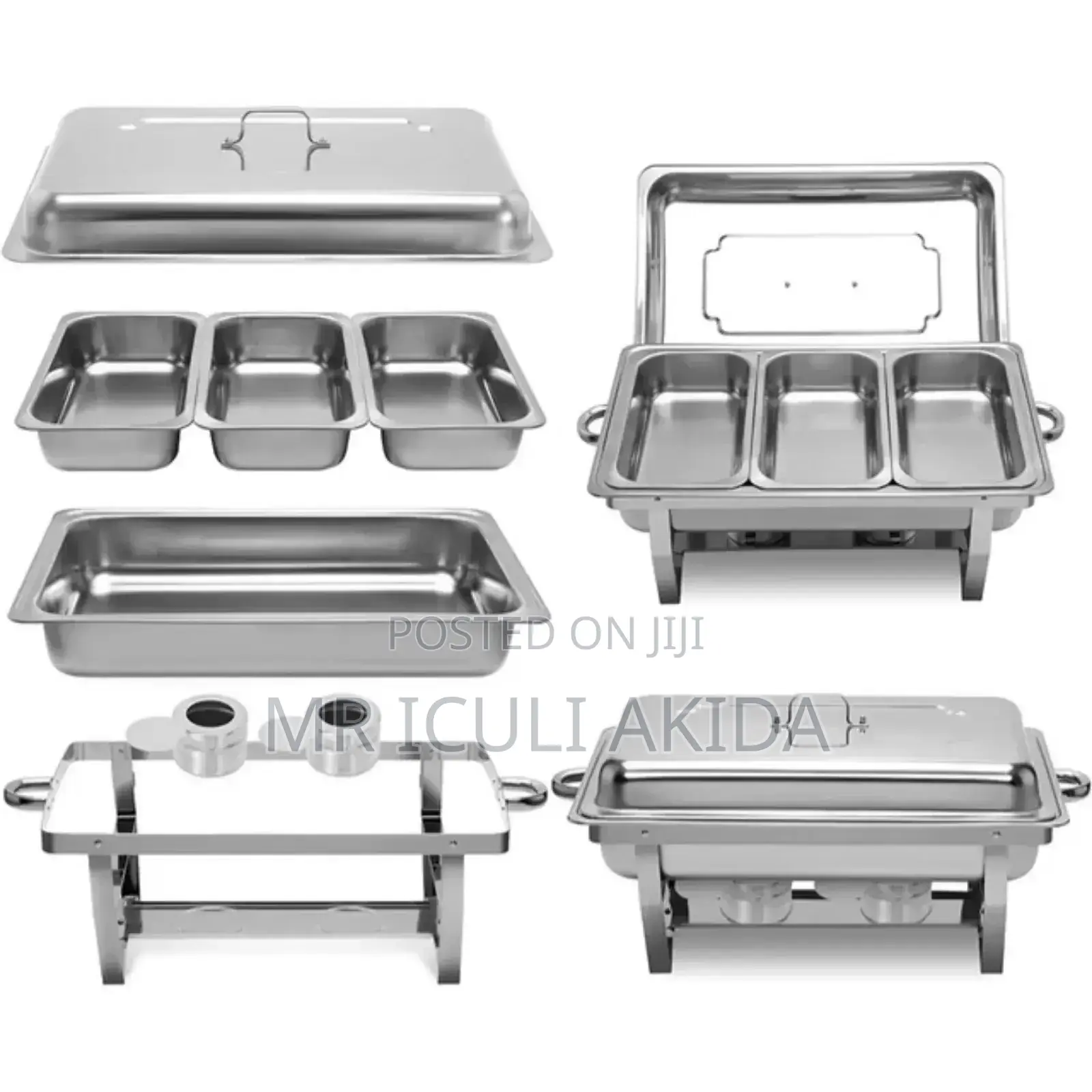 11ltrs Triple Hotel Catering Food Warmer Chafing Dish