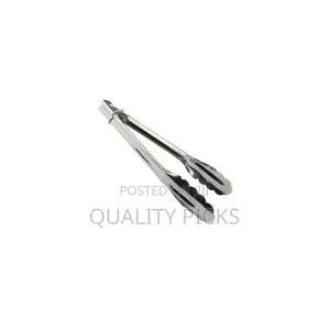Stainless Steel Kitchen Tong - Silver