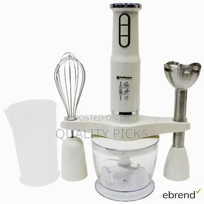 Hoffmans 5 in 1 Stainless Small Stick Blender and Mixer