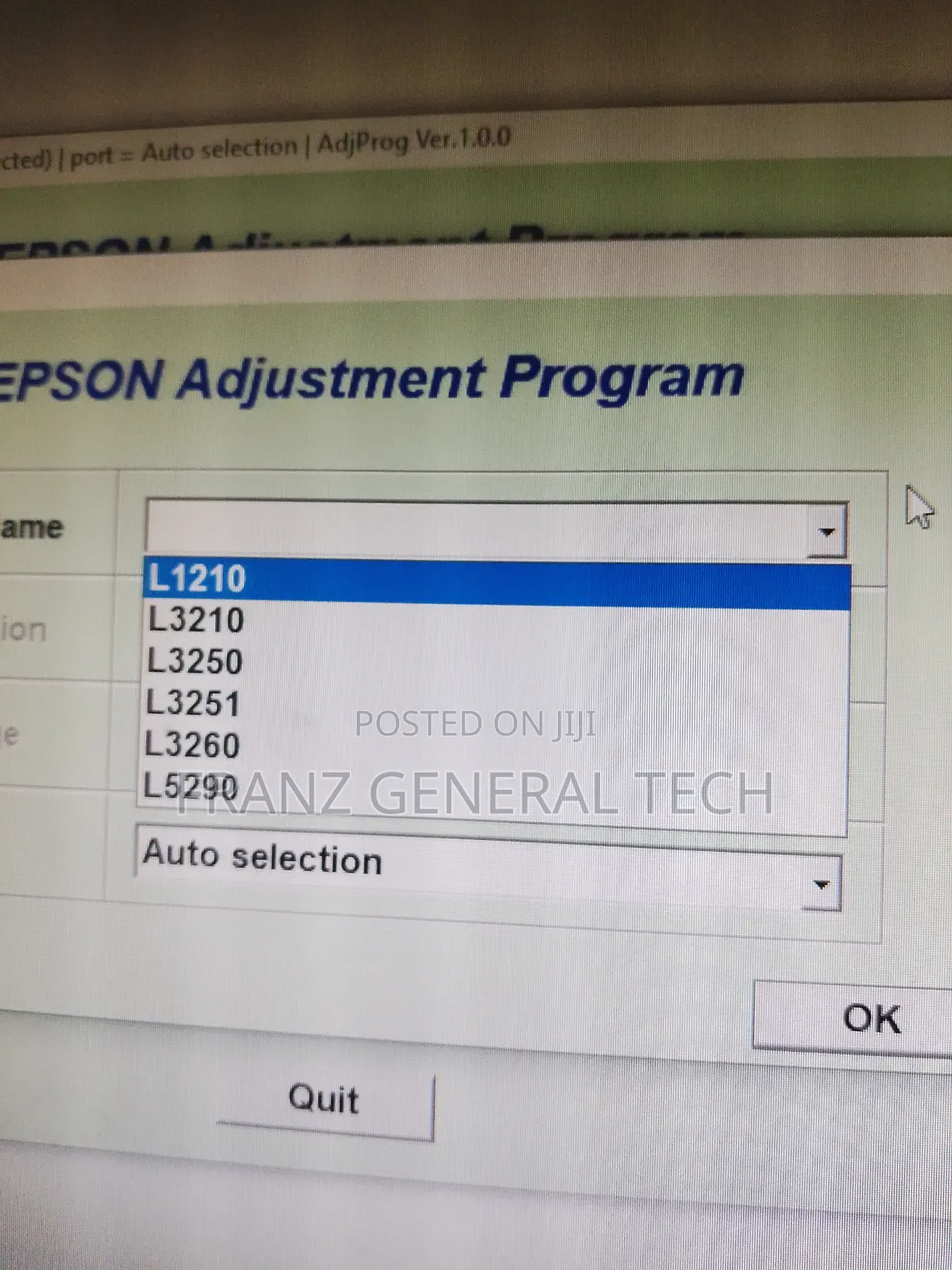 Epson Reset Keys for Red Blinking Light or Wasted Ink Pads.
