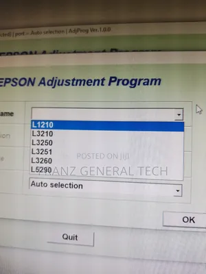 Epson Reset Keys for Red Blinking Light or Wasted Ink Pads.