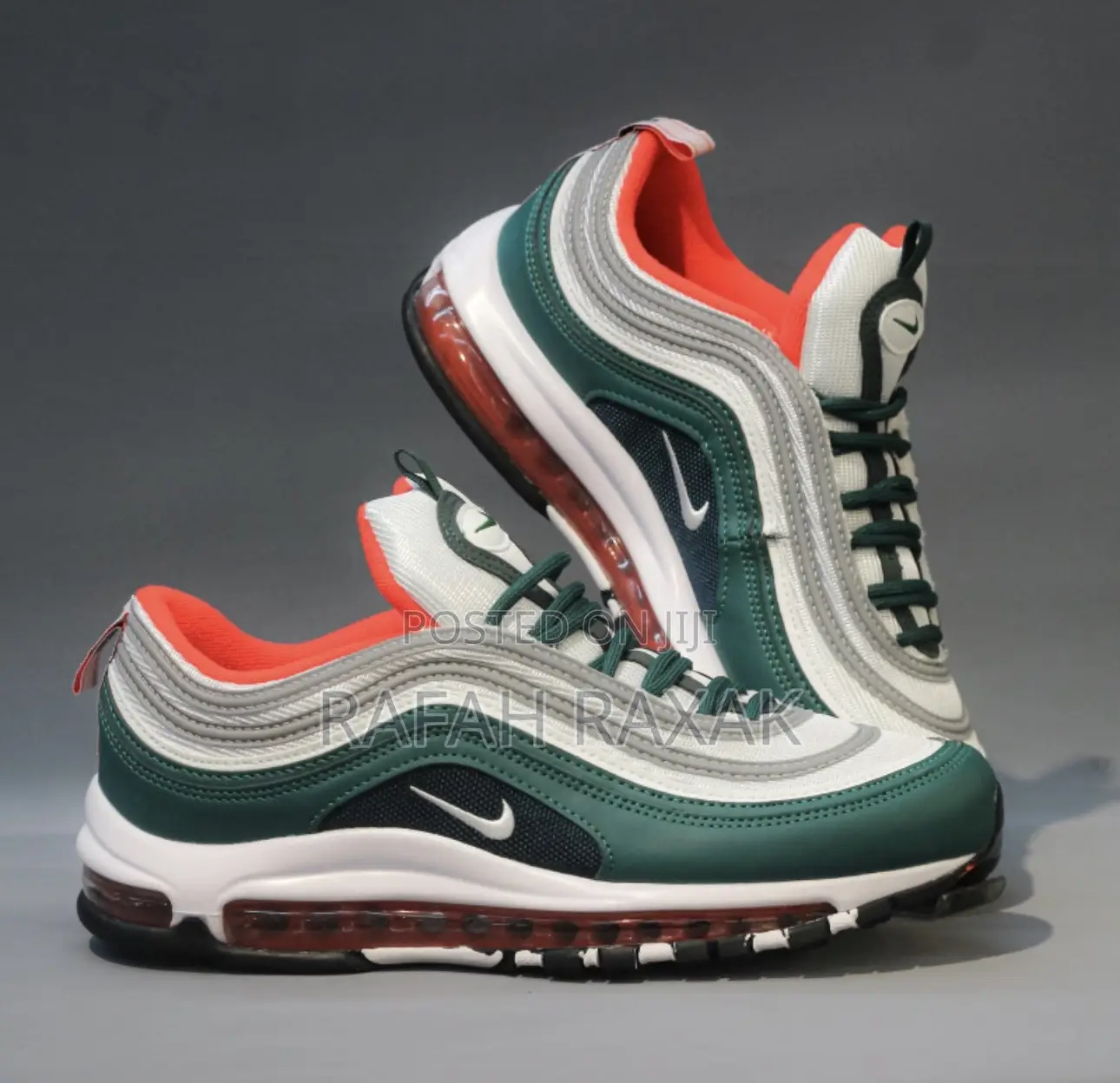 New Nike Air Max 97 “Miami Hurricanes” Sneakers