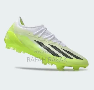 Original Lemon Green Adidas X Crazyfast FG Football Shoes