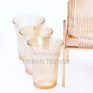 Thickened Glass Beverage Juice Dispenser With Stand