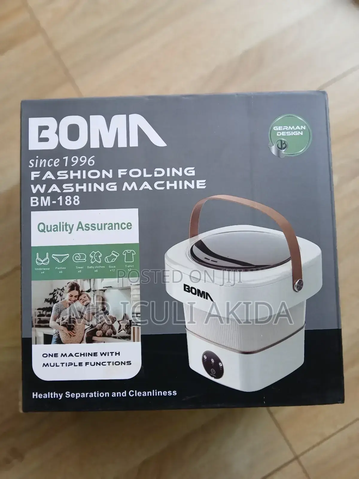 Bomas Fashion Foldable Washing Machine