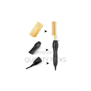 Electric Hot Comb Hair Straightener, High Heat