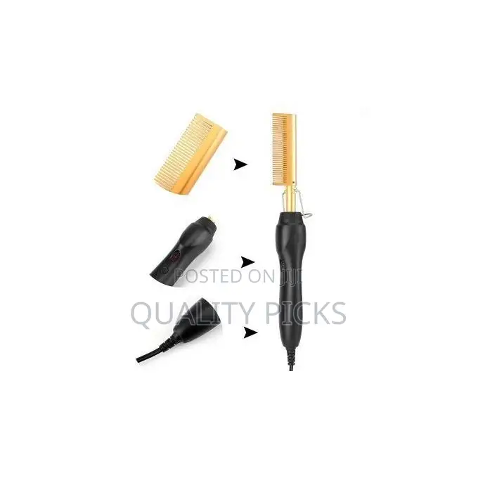 Electric Hot Comb Hair Straightener, High Heat