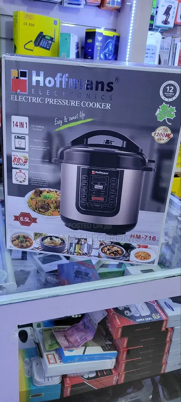 HM-716 Digital Pressure Cooker/Hoffman 6.5L Pressure Cooker