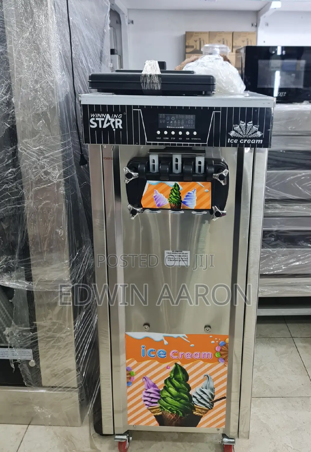 Winning Star Ice-Cream Machine 3 Flavours