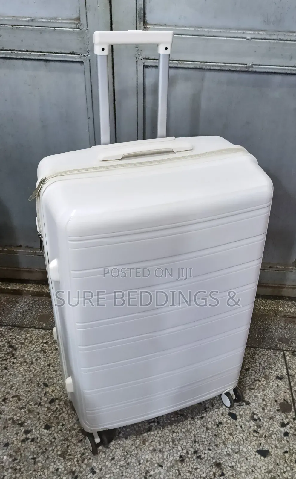 Crimson Rubber Suitcase