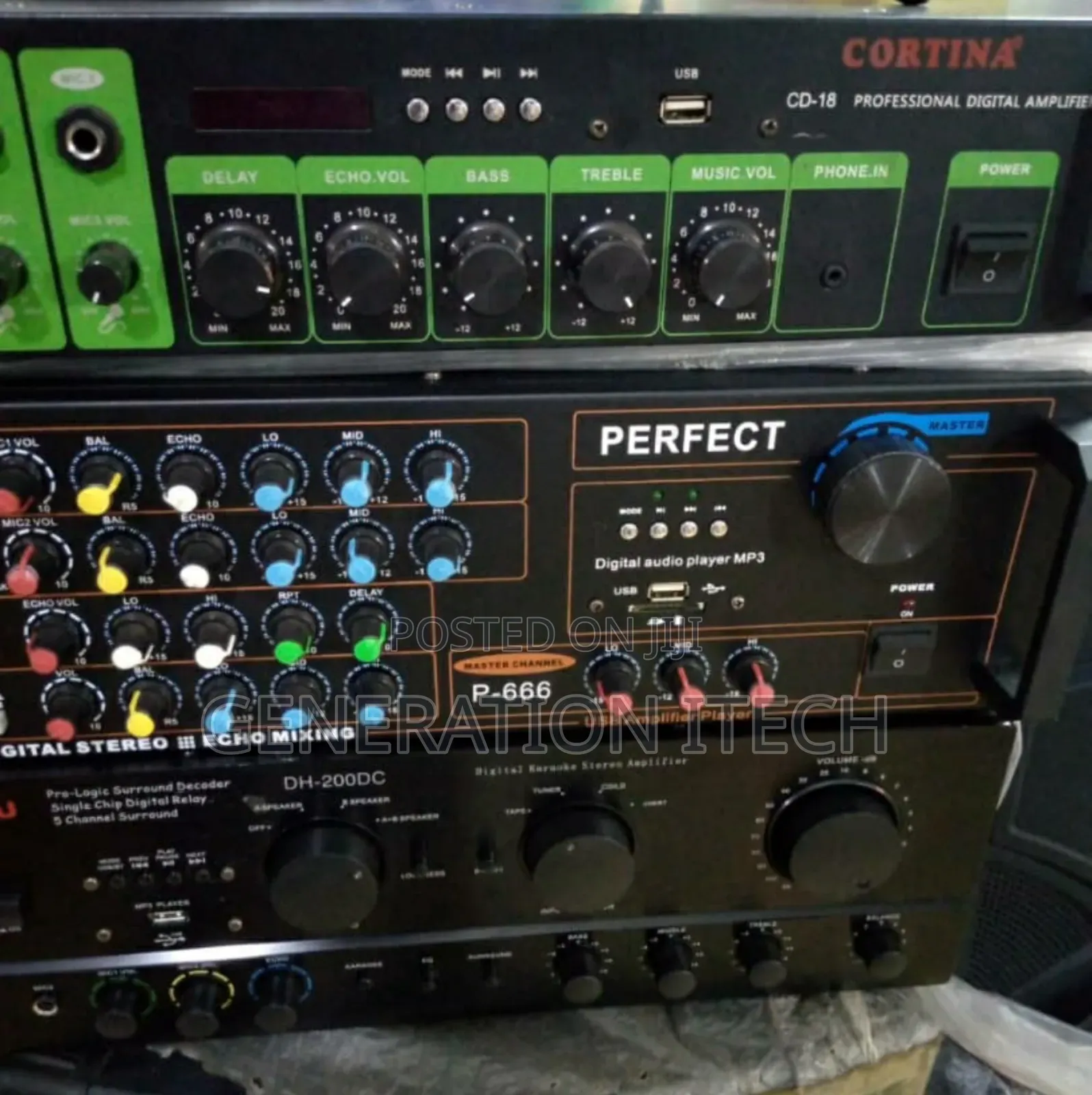 Bluetooth Stereo Domestic Amplifier With USB Ports and Jack