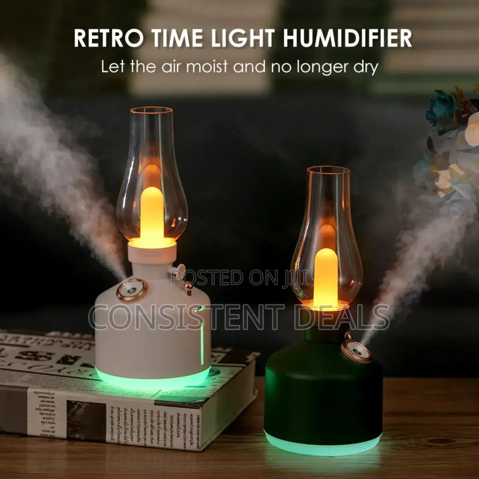 Aroma Retro Vintage Humidifier Lamp