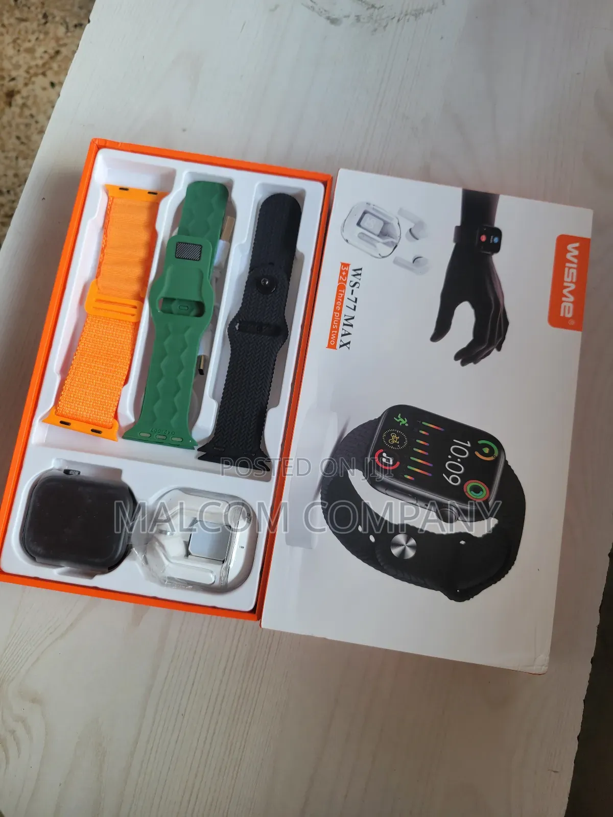 Smart Watch With Earbuds.