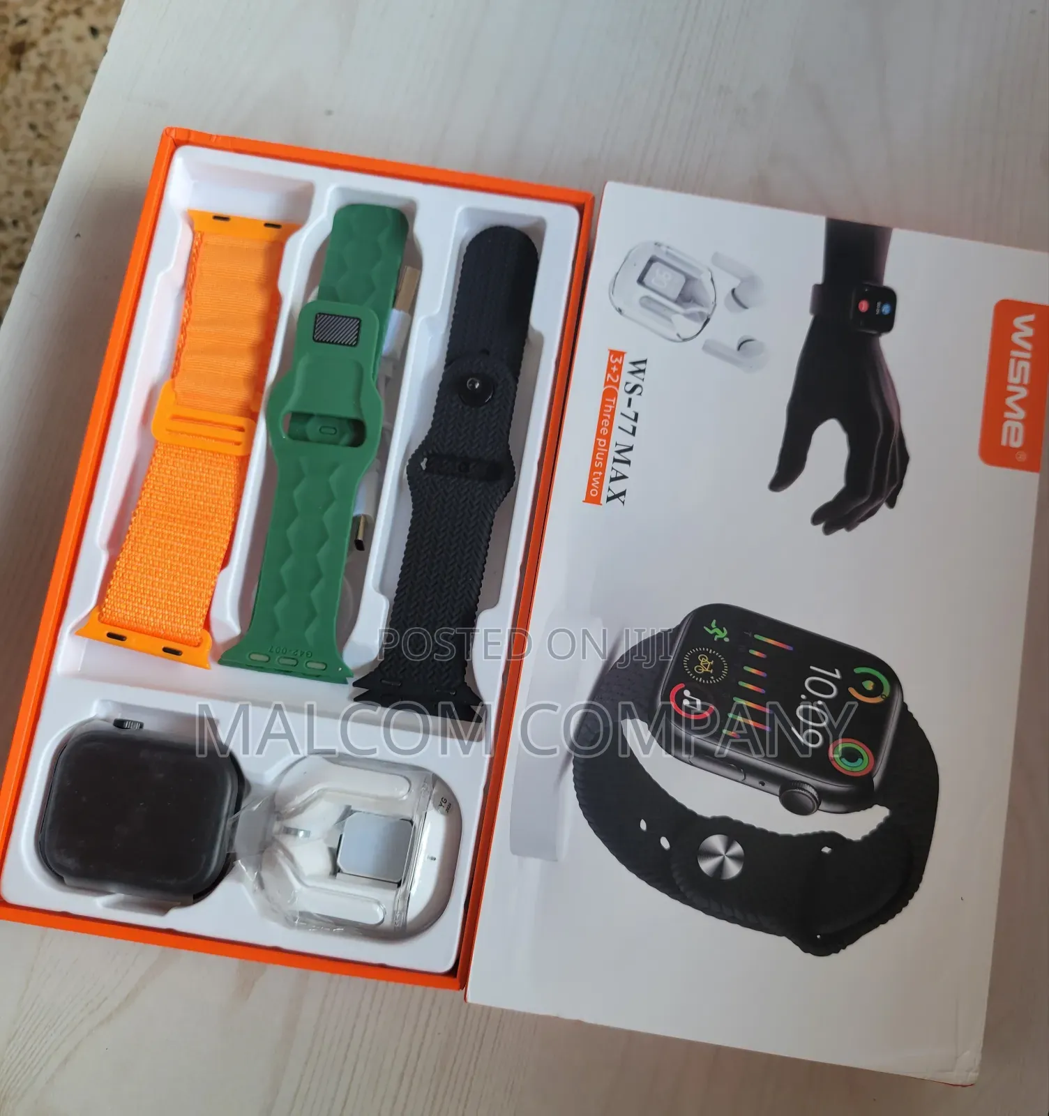 Smart Watch With Earbuds.