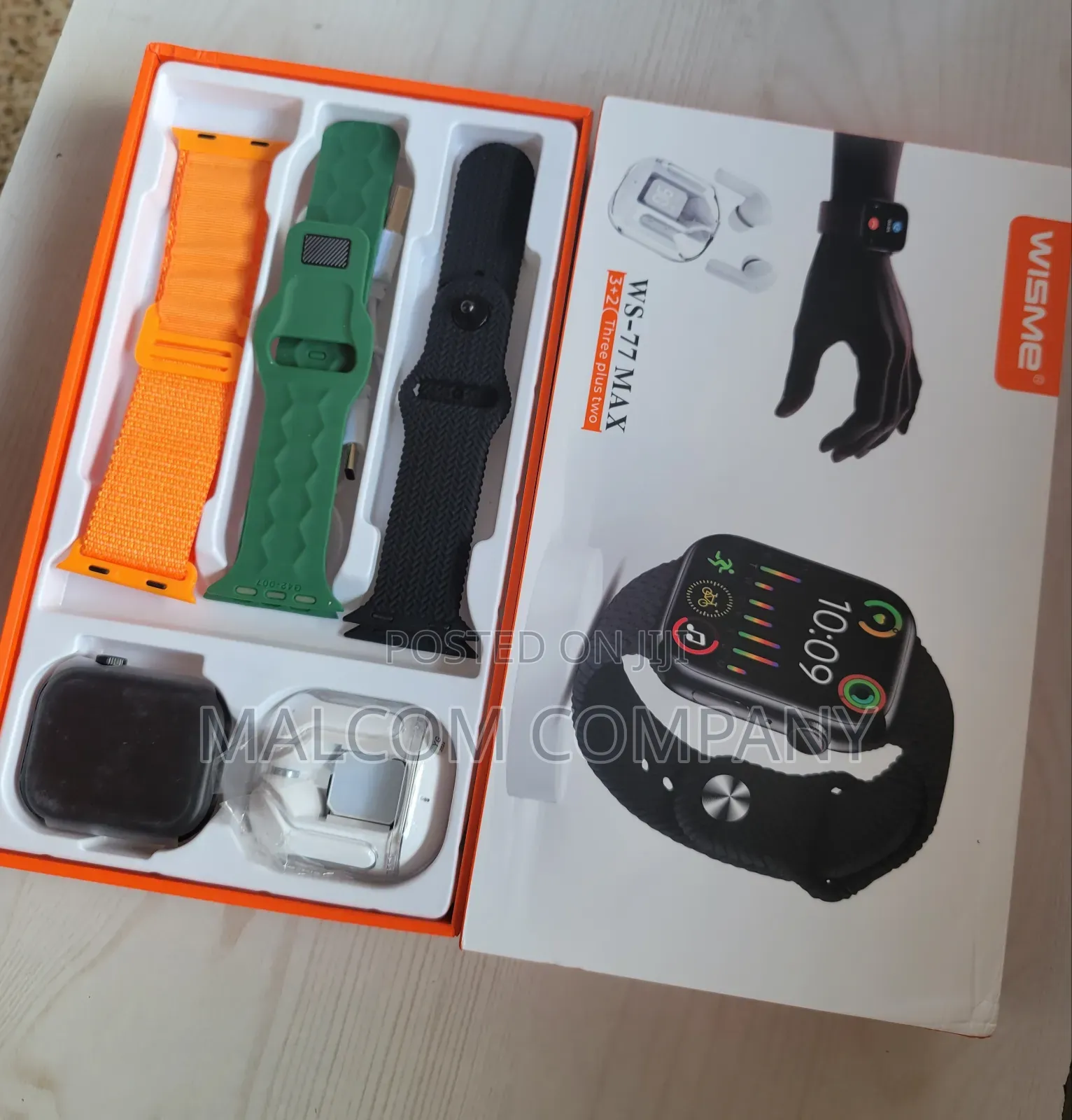 Smart Watch With Earbuds.