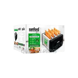 Sanford 4 Slice Stainless Steel Bread Toaster