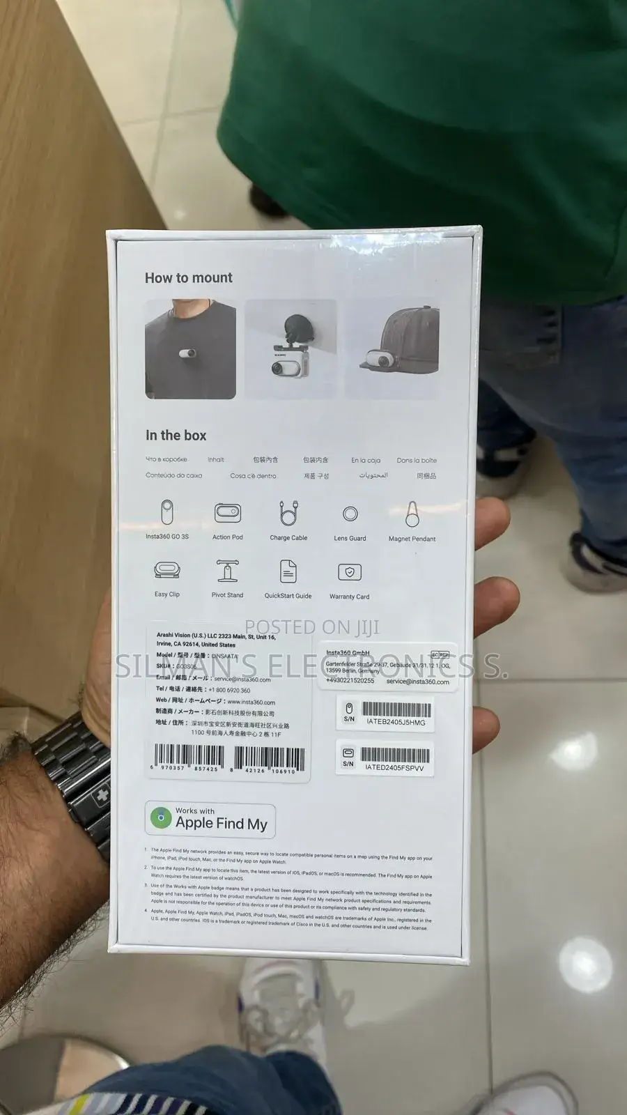 Insta 360 Go3s White Action Camera