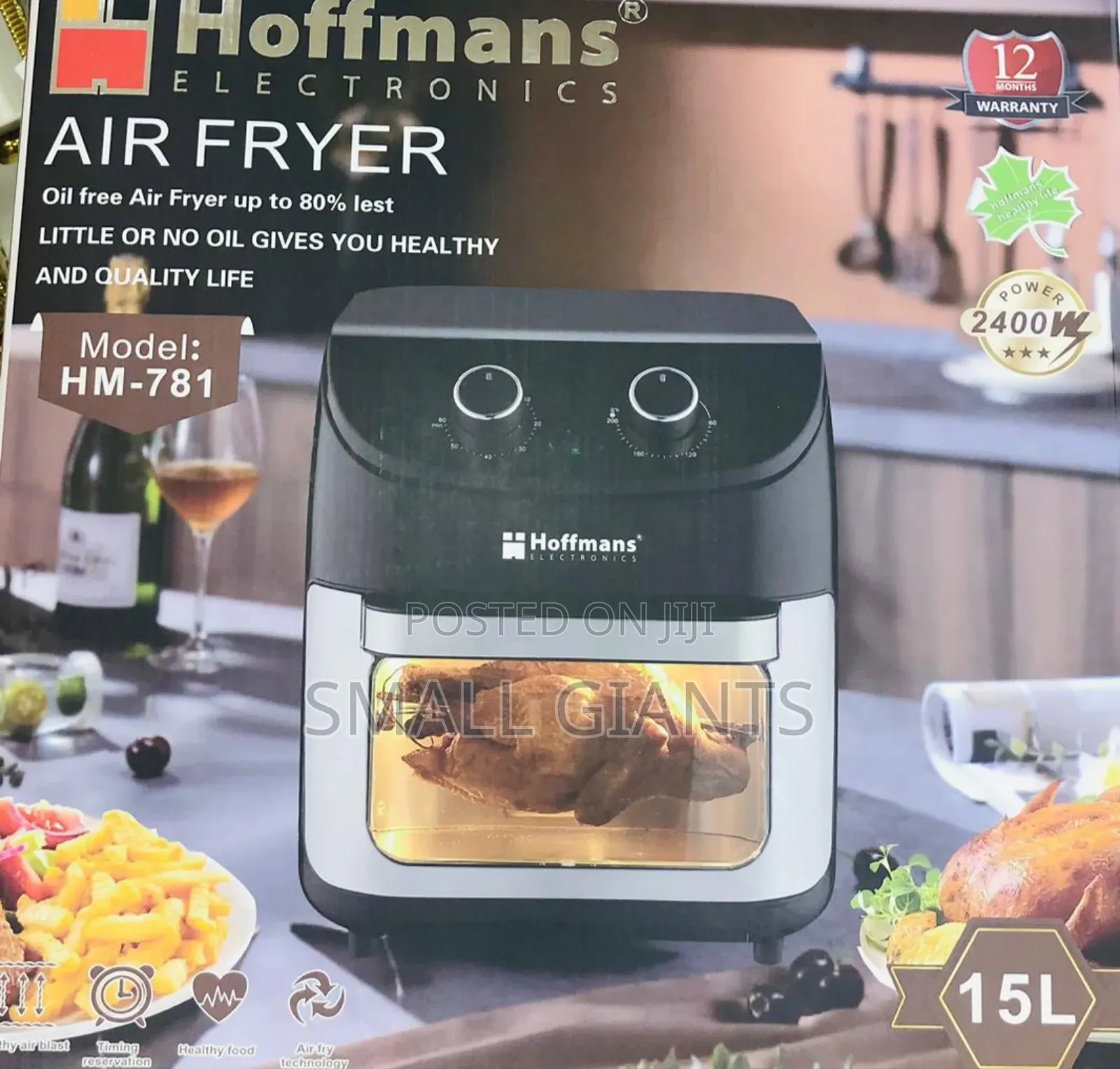 15 Litres Hoffman Air Fryer