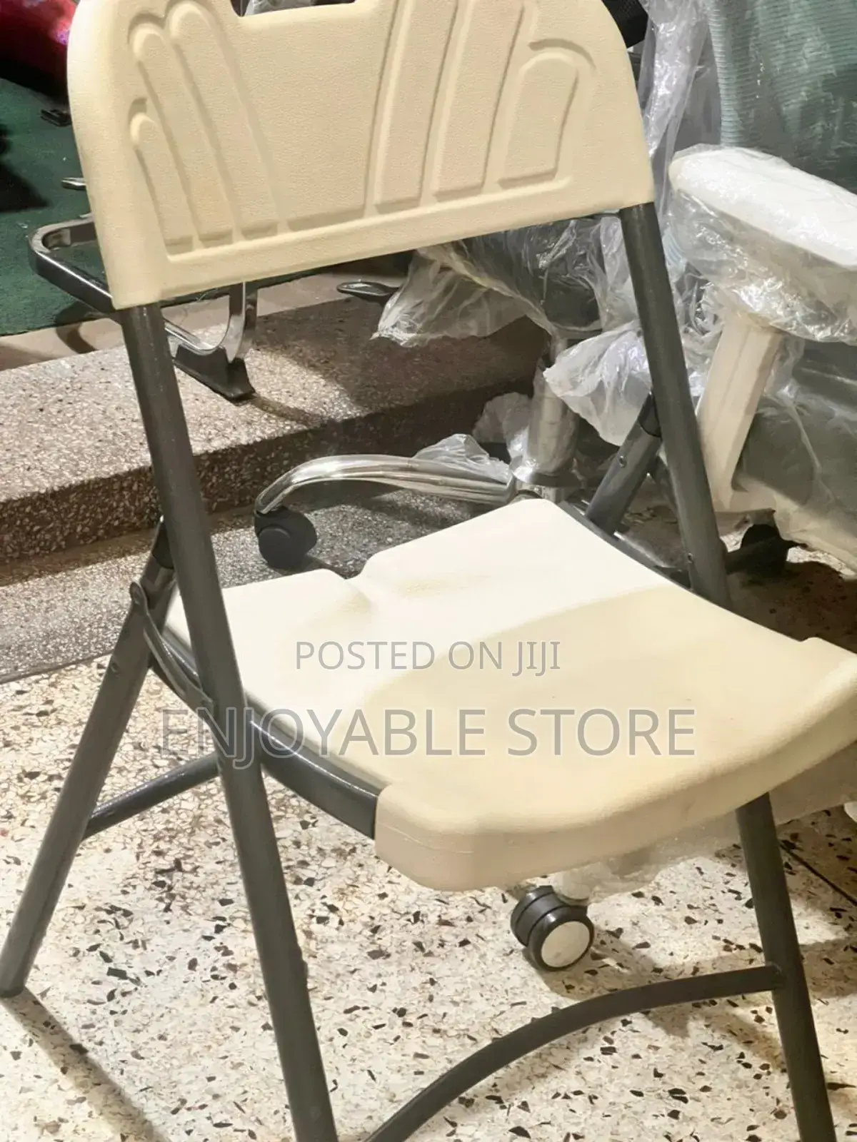 Brand New Foldable Chairs White