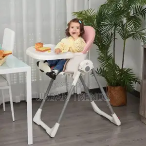 Foldable Baby High Chair Convertible Feeding Chair Height