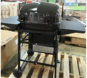 Photo - BBQ Grill Trolley Stove