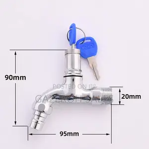 BT Lockable Stainless Steel Tap With Key
