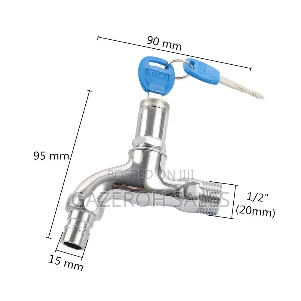 BT Lockable Stainless Steel Tap With Key