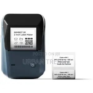 B1 2 Inch Thermal Label Maker With 1 Roll Free Tape.