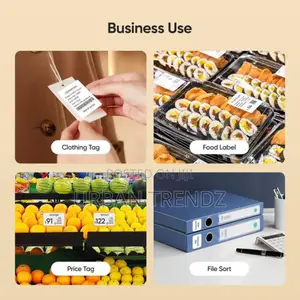 B1 2 Inch Thermal Label Maker With 1 Roll Free Tape.