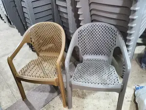 Brown/Gray Plastic Chairs Plastic Chairs