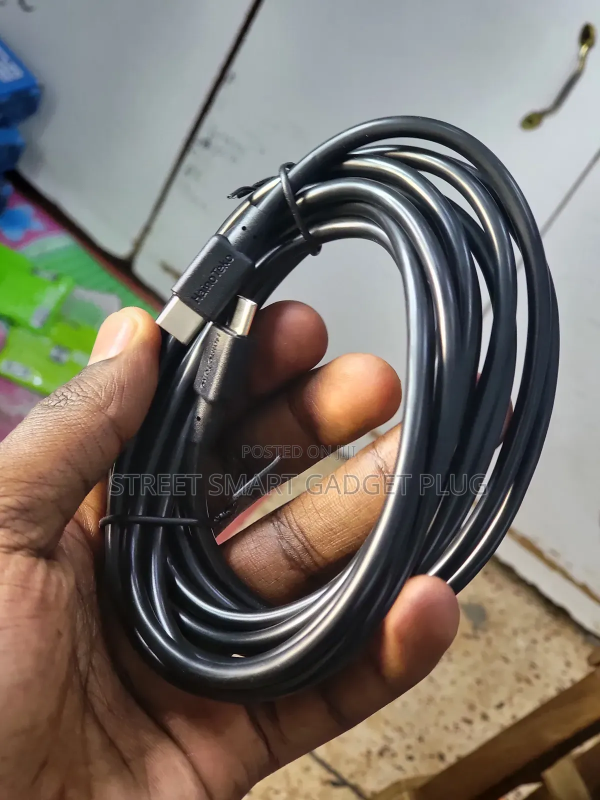 BLACK USB 3meters Typec- Typec Cables